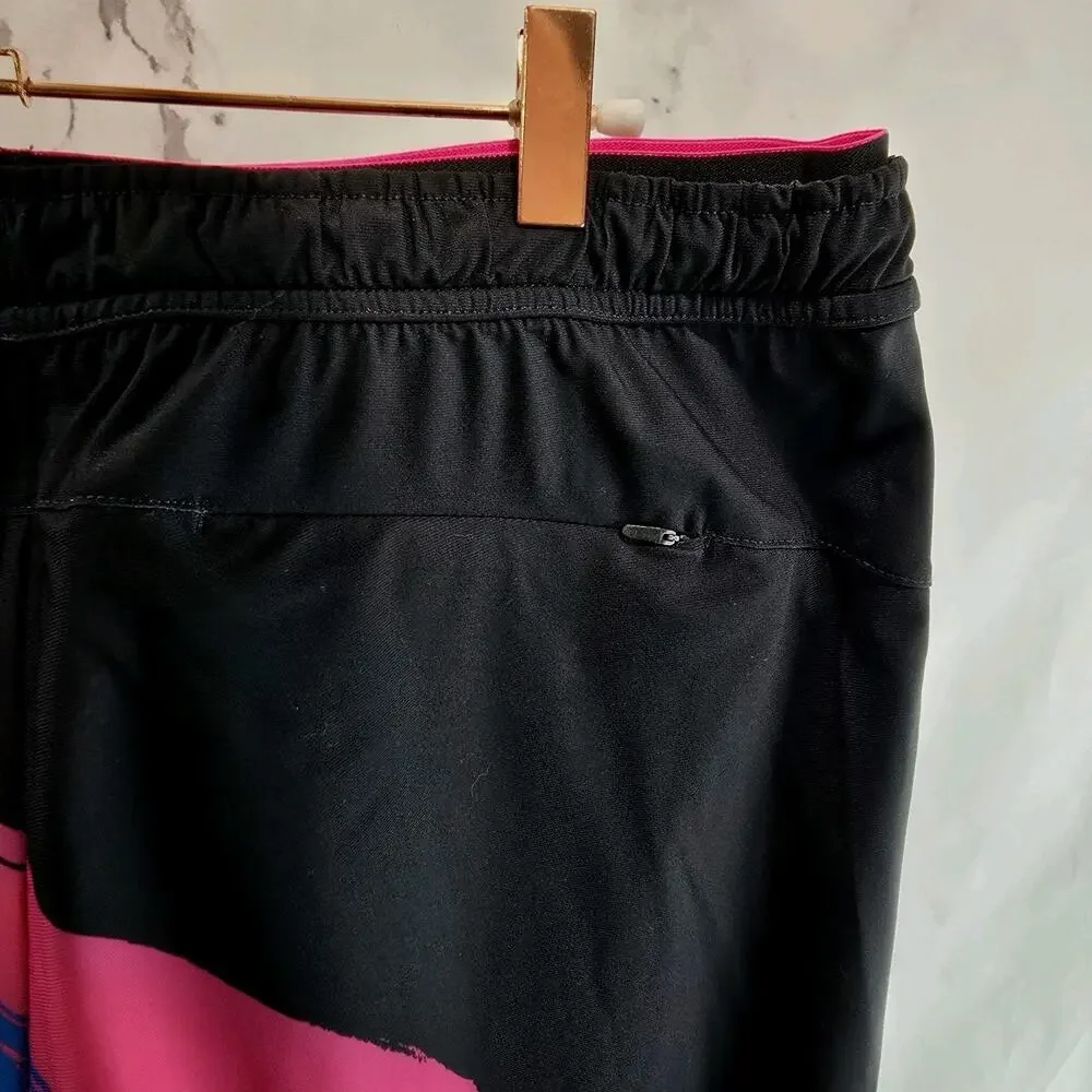 Chubbies Pants Mens Large Black Pink Ultimate Sport Jogger Training Living Retro